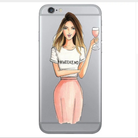 Accessories - Fashionista Outfit Illustration iPhone 6 & 6S Case